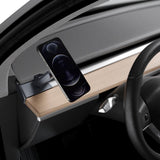 Spigen OneTap Mobilholder til Tesla Model 3 (2020-22) / Model Y (2020-22) - MagSafe Kompatibel - Grå / Svart