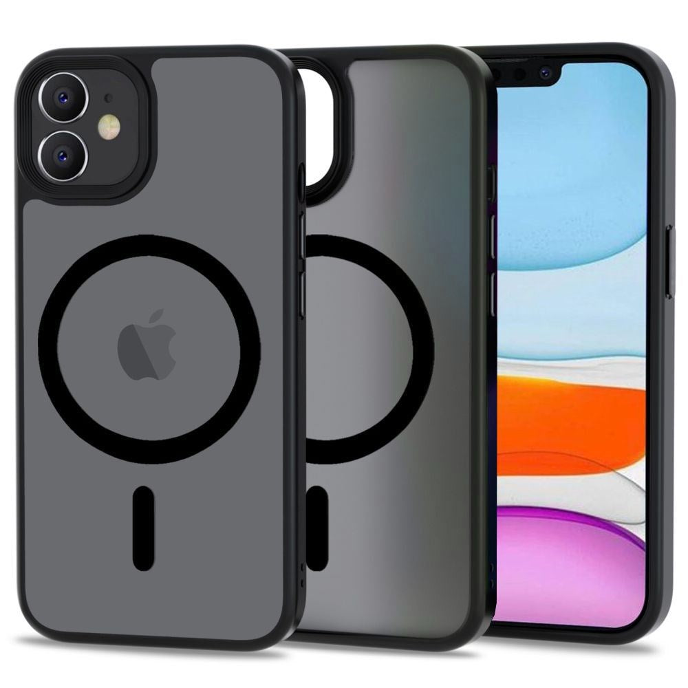 iPhone 11 Tech-Protect Magmat Deksel - MagSafe Kompatibel - Matt Svart