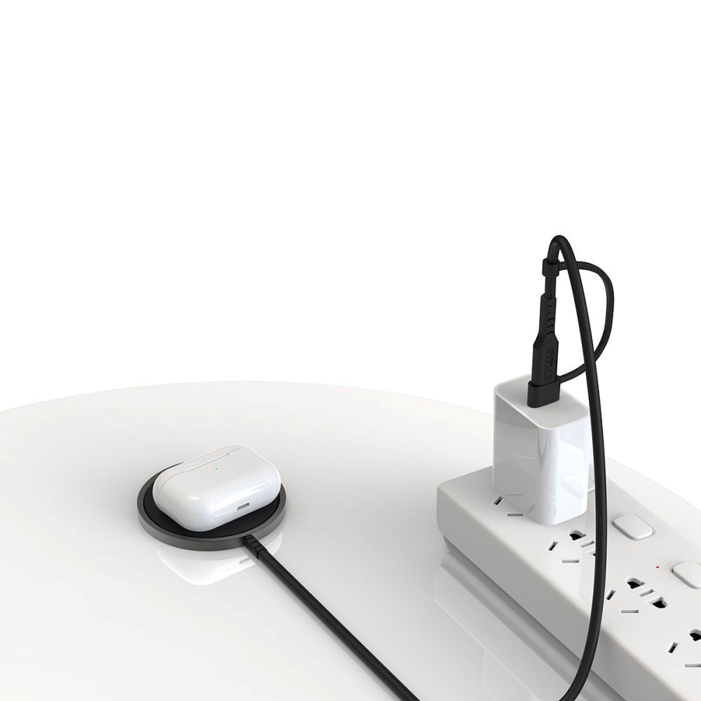 Tech-Protect QI15W-A26 Trådløs Lader - MagSafe-kompatibel - Svart