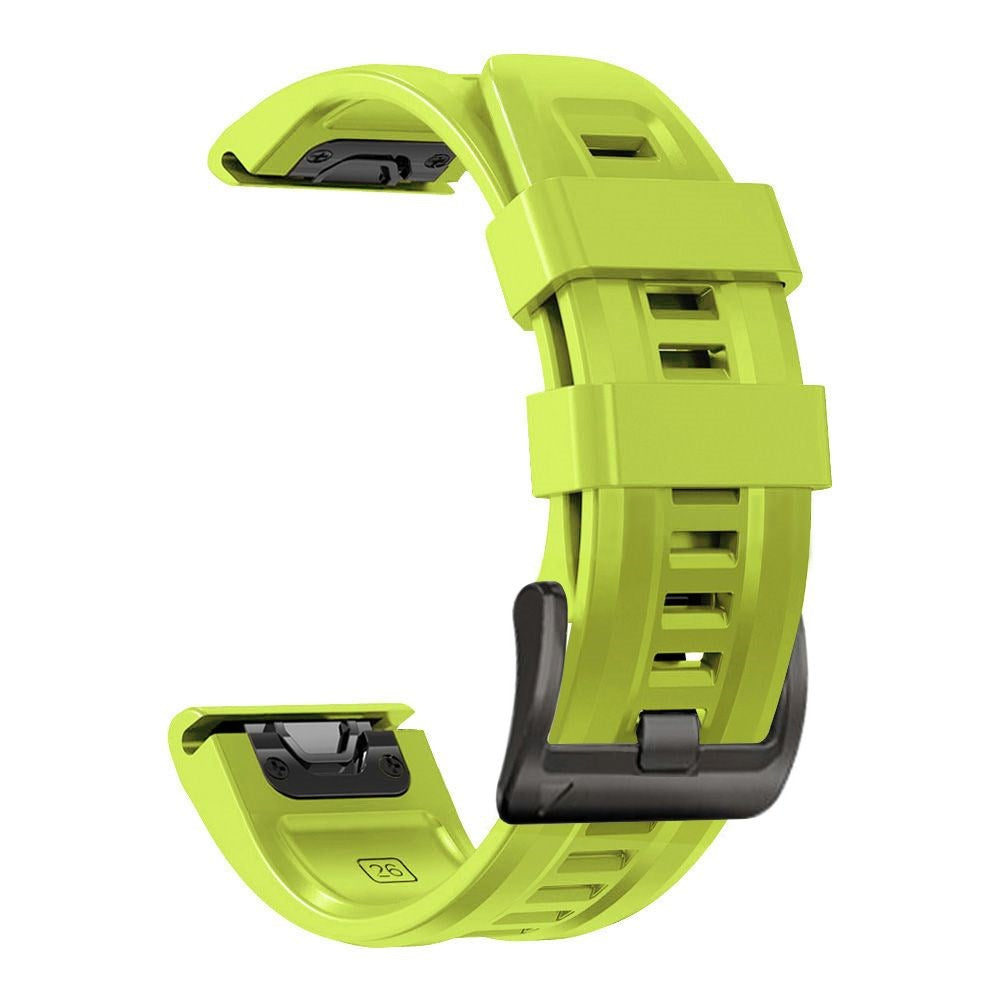 Universal Garmin 26mm QuickFit Tech-Protect Icon Band Stropp - Neon Grønn