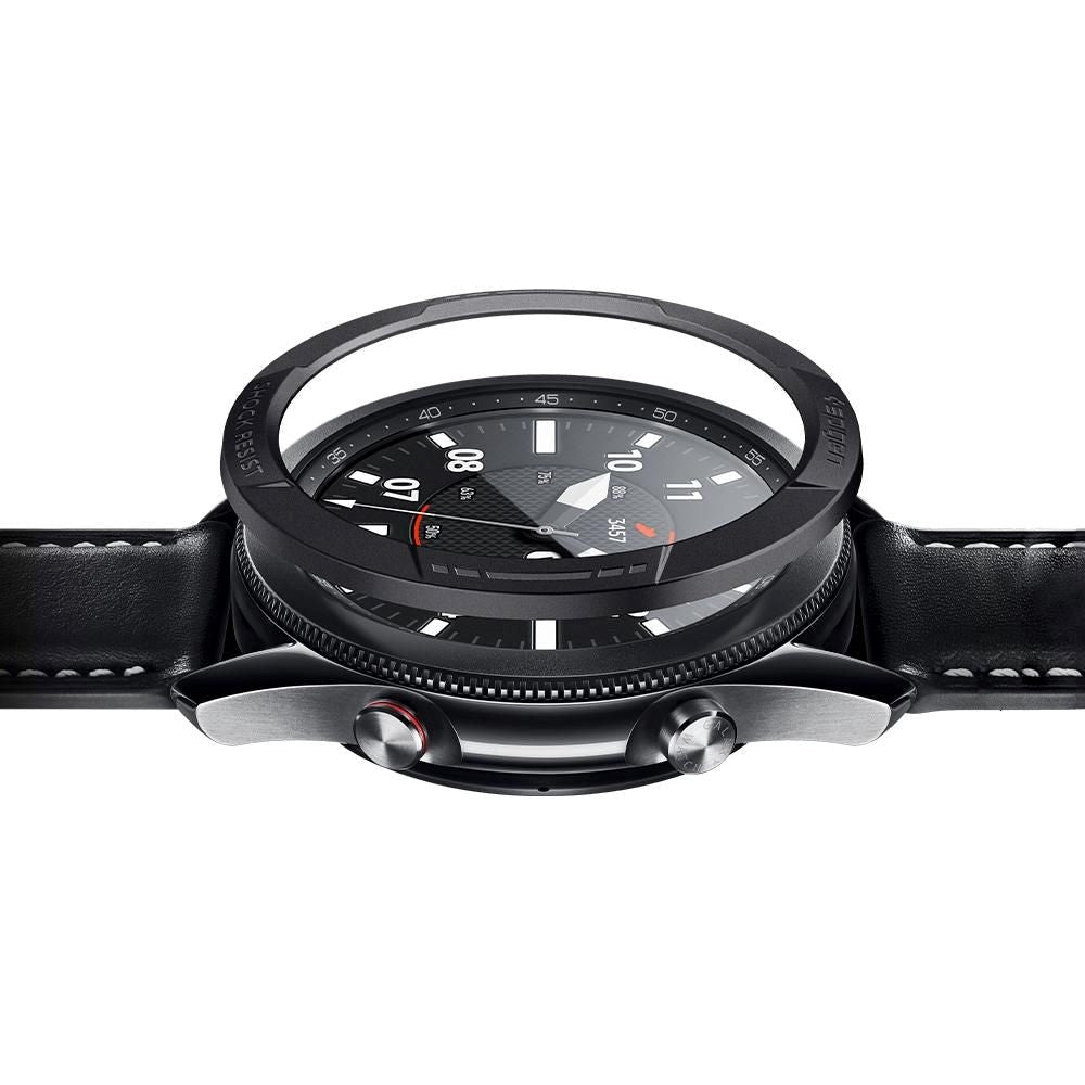 Samsung Galaxy Watch 3 (45mm) Spigen Chrono Shield Deksel - Svart