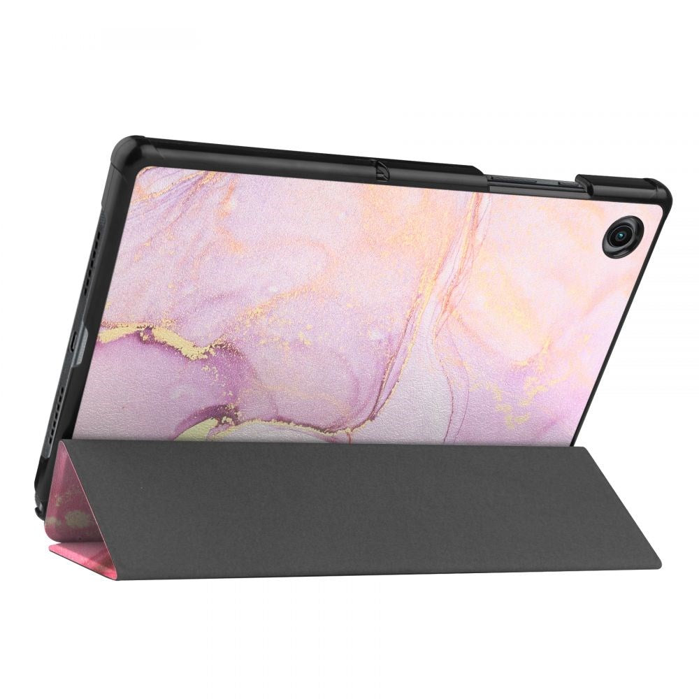 Samsung Galaxy Tab A8 10.5" (2021) Tech-Protect Smartcase Tri-fold Deksel - Rosa Marmor