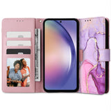 Samsung Galaxy A25 (5G) Tech-Protect Lommebok Flip Deksel med Lommebok & Stativ Funksjon - Marmor