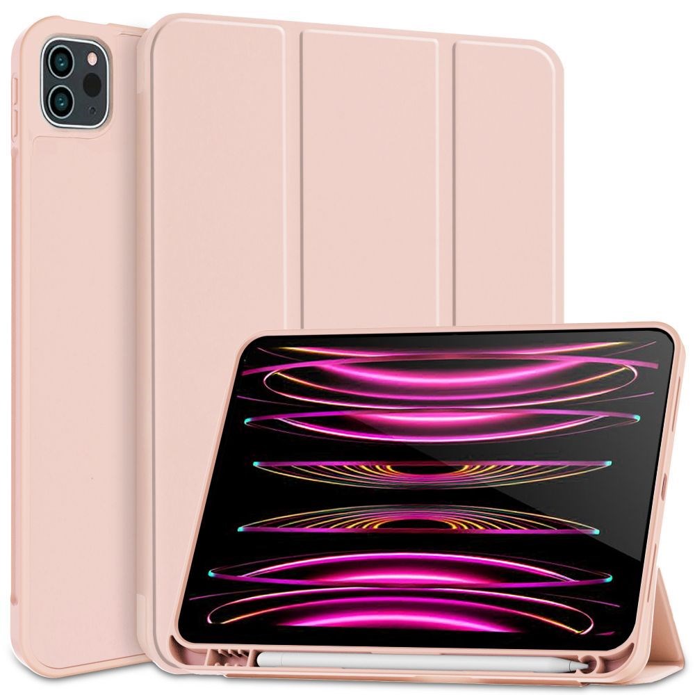 Tech-Protect iPad Pro 11" (2022 / 2021 / 2020) SC Deksel m. Apple Pencil Holder - Rosa