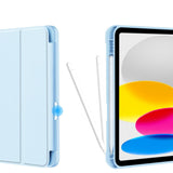 Tech-Protect iPad 10.9" (2022) SC Deksel m. Apple Pencil Holder - Lys Blå