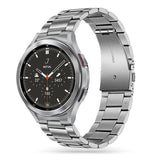 Samsung Galaxy Watch 4 (40 / 42/ 44 / 46mm) Tech-Protect Urrem i Rustfri Stålreim m. Stifter - Sølv