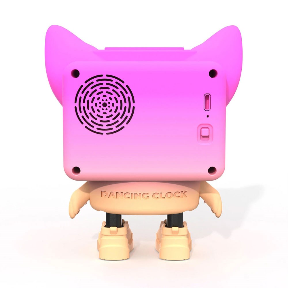 Vex Clock Rosa MOB - Dancing Alarm Clock Bluetooth Høyttaler - Rosa – INCOVER.NO