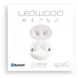 LEDWOOD i9 Trådløse In-Ear Hodetelefoner - Hvit