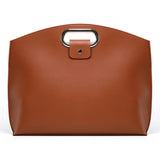 Kunstskinn MacBook / Laptop 13-14" Veske - 32 x 37.5 cm - Brun