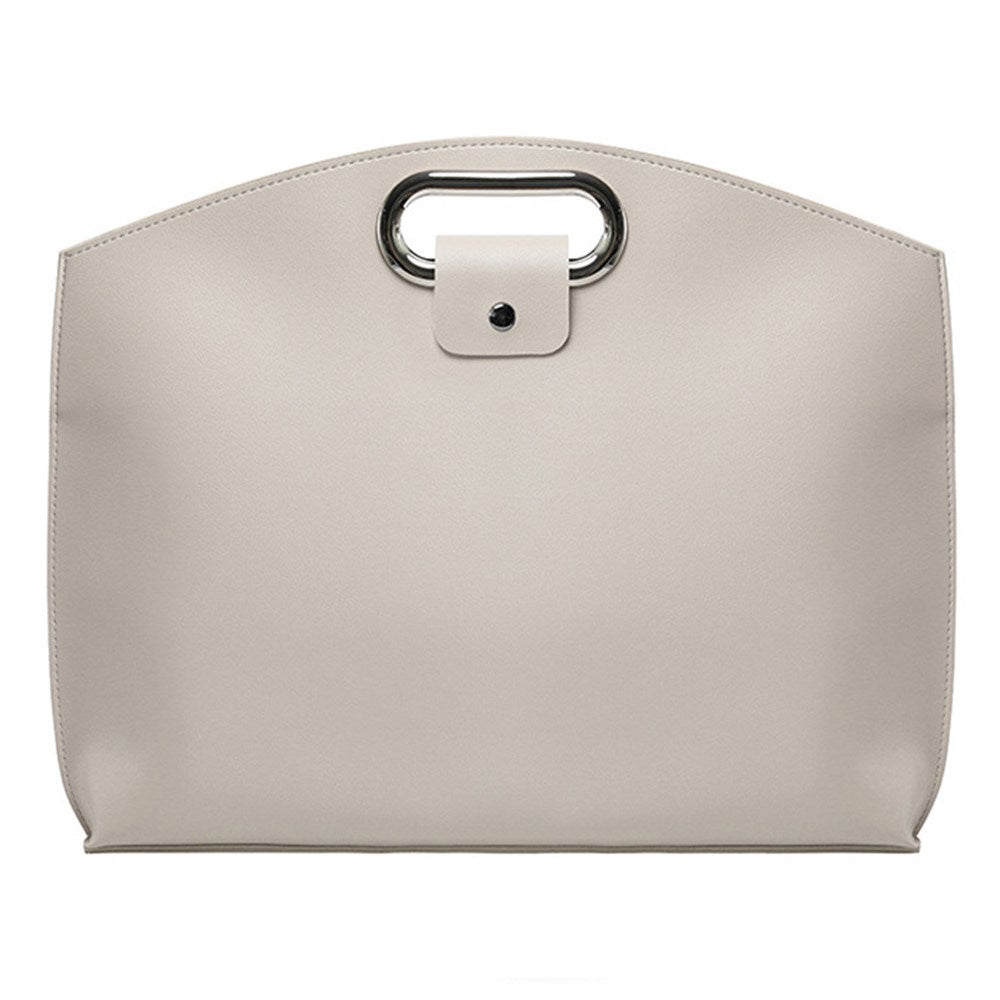 Kunstskinn MacBook / Laptop 13-14" Veske - 32 x 37.5 cm - Beige