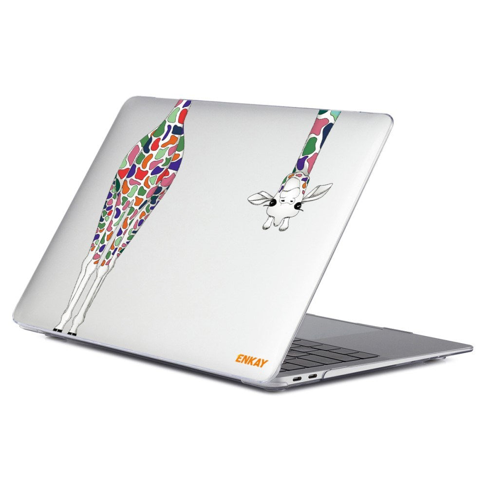 MacBook Pro 13 (2020-2022) Hard Plastdeksel m. Motiv - Sjiraff