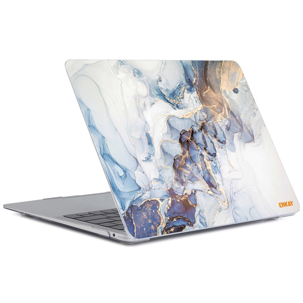 MacBook Pro 16" ENKAY Hard Plast Case - Marmor - Hvit