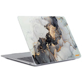 MacBook Air 13 (2020) ENKAY Hard Plast Case - Marmor - Grå