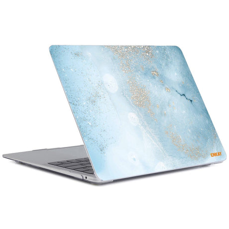 MacBook Pro 13 (2020-2022) ENKAY Hard Plast Case - Marmor - Turkis