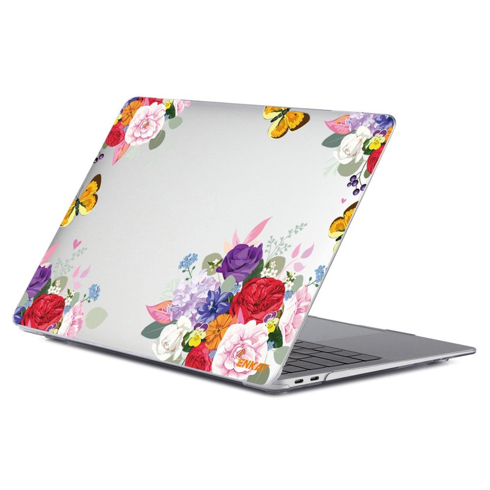 Macbook Air 13 M1 (2020) / Air 13 (2018-2020) Hard Plastdeksel m. Motiv - Blombukett