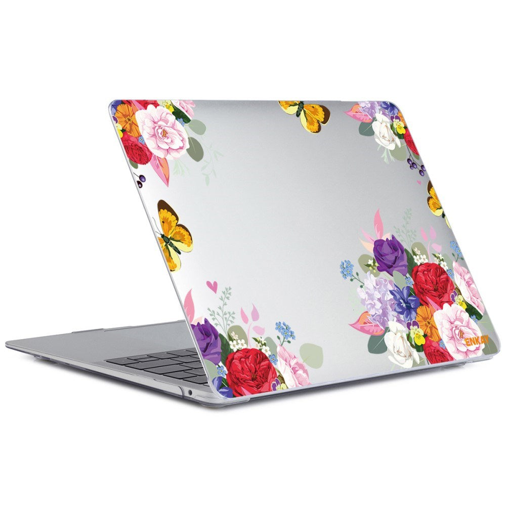 Macbook Air 13 M1 (2020) / Air 13 (2018-2020) Hard Plastdeksel m. Motiv - Blombukett