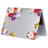 Macbook Air 13 M1 (2020) / Air 13 (2018-2020) Hard Plastdeksel m. Motiv - Blombukett