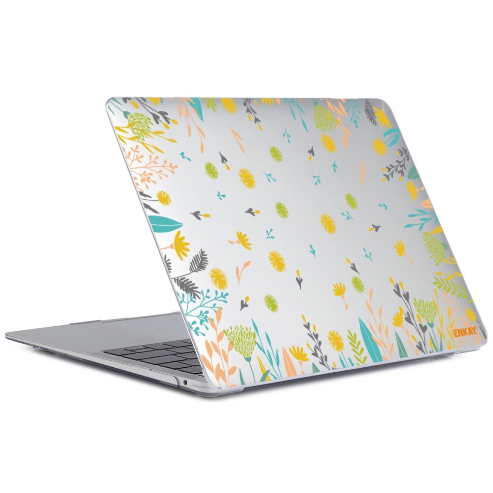 Macbook Air 13 M1 (2020) / Air 13 (2018-2020) Hard Plastdeksel m. Motiv - Blomster