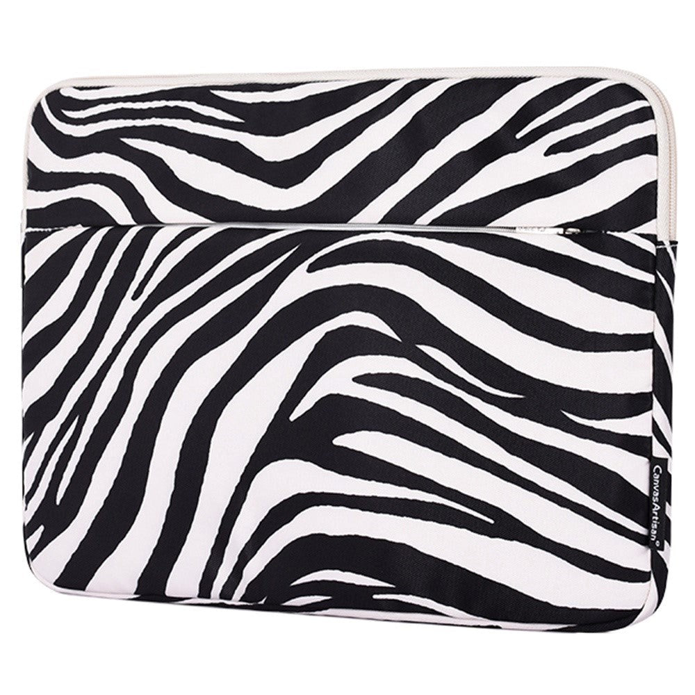 CanvasArtisan Sleeve for Laptop / Macbook13" - (35.5 x 25 x 2.4 cm) - Zebra