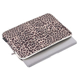 CanvasArtisan Sleeve med Leopardmønster for Bærbar PC / Macbook 15" - (39 x 28 x 2 cm) - Gul Leopard