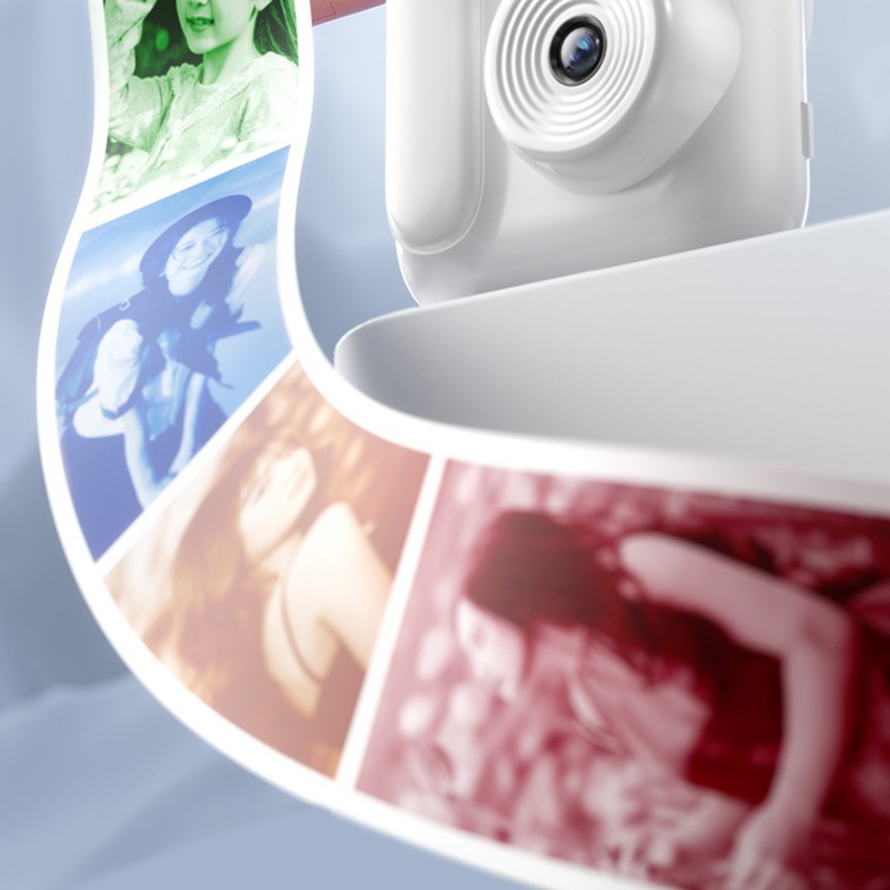 Termisk Fotopapir til Barne Kamera - 57 x 25 mm - 4 stk - Rød / Oransje / Blå / Grønn