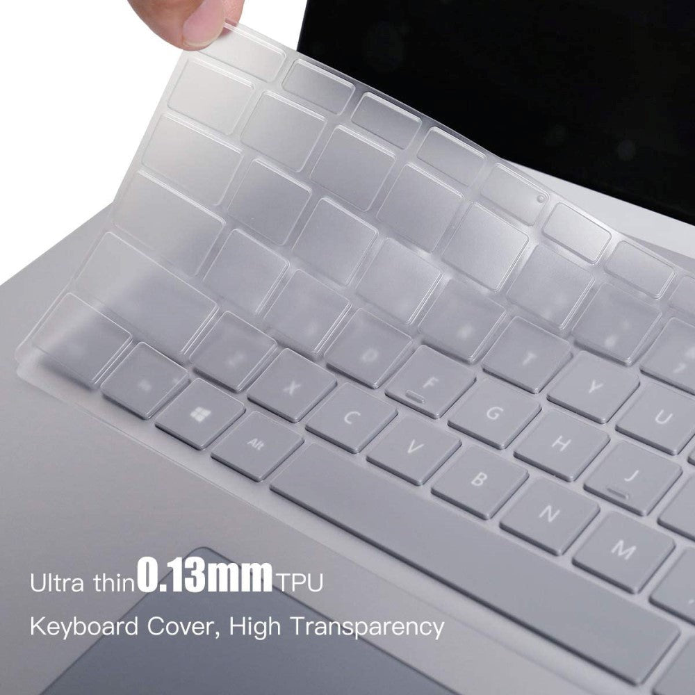 Microsoft Surface Laptop 2 / 3 / 4 / 5 ENKAY Keyboard Guard m. Amerikansk Tastatur - Gjennomsiktig