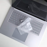 Microsoft Surface Laptop 2 / 3 / 4 / 5 ENKAY Keyboard Guard m. Amerikansk Tastatur - Gjennomsiktig