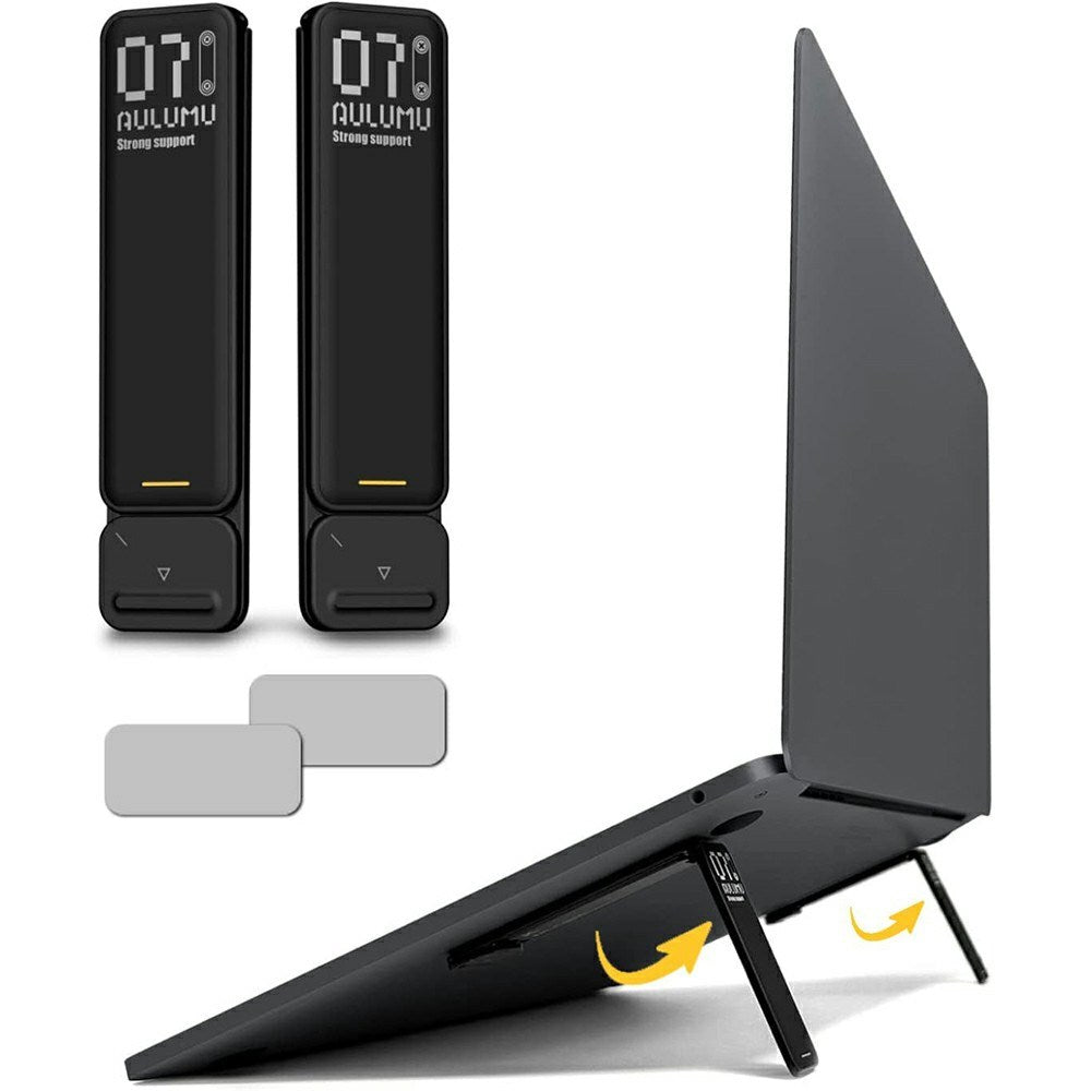 AULUMU Laptopstativ - 2 stk - Svart