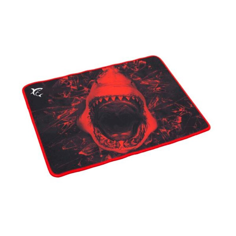 White Shark SKYWALKER L Gaming Musematte - 400 x 300 mm - Svart / Rød