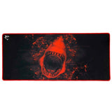 White Shark SKYWALKER XL Gaming Musematte - 800 x 350 mm - Svart / Rød