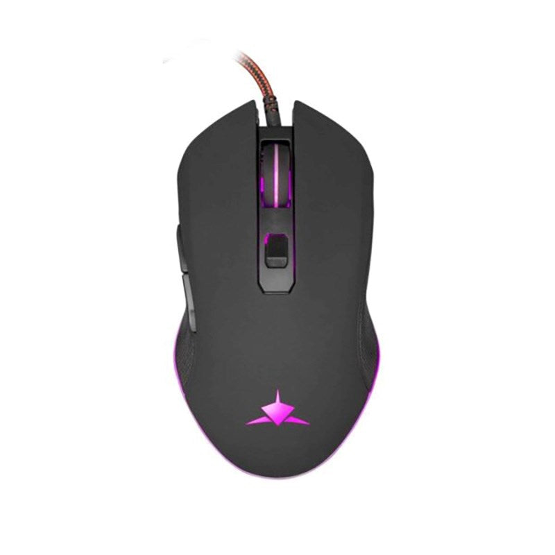 White Shark CYRUS Gamingmus 3200 dpi med Innebygd Lys – Svart
