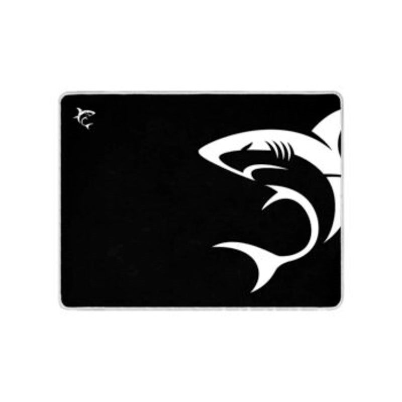 White Shark SHARK L Gaming Musematte - 400 x 300 mm - Svart / Hvit