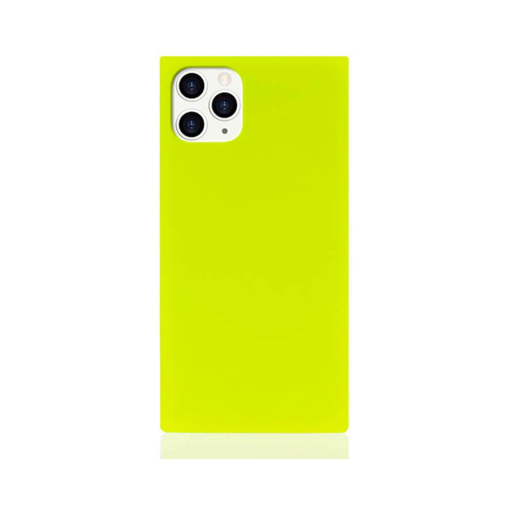 iPhone 11 Pro iDecoz Deksel - Neon Gul