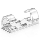 CableCreation Dobbeltklebende Kabelholder - Large - 50 stk - Gjennomsiktig