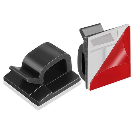 Multifunksjonell Kabelholder - 10 stk. - Svart