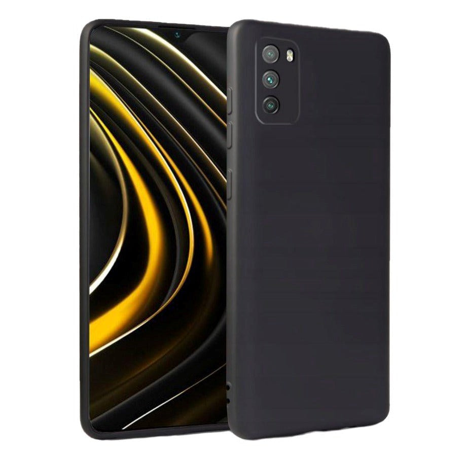 Xiaomi Poco M3 Tech-Protect Icon Silikondeksel -Svart