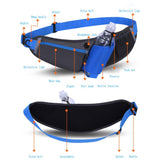 Vanntett Løpebelte m. Lomme for Vannflaske - Grønn