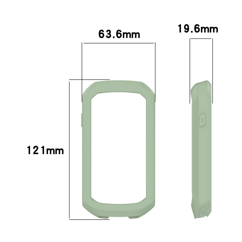 EIDERWOOD Garmin Edge 1050 Silikon Sykkel Computer Deksel - Svart