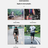 Løpebelte med Nettinglomme og Lomme for Vannflaske - Svart
