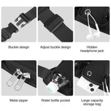 Løpebelte m. Lommer - Svart