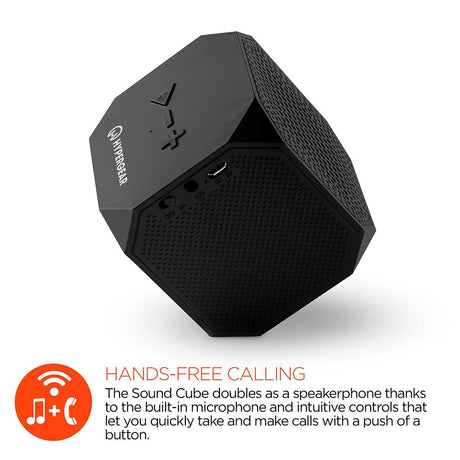 Hypergear Sound Cube Trådløs Bluetooth Høyttaler - Svart