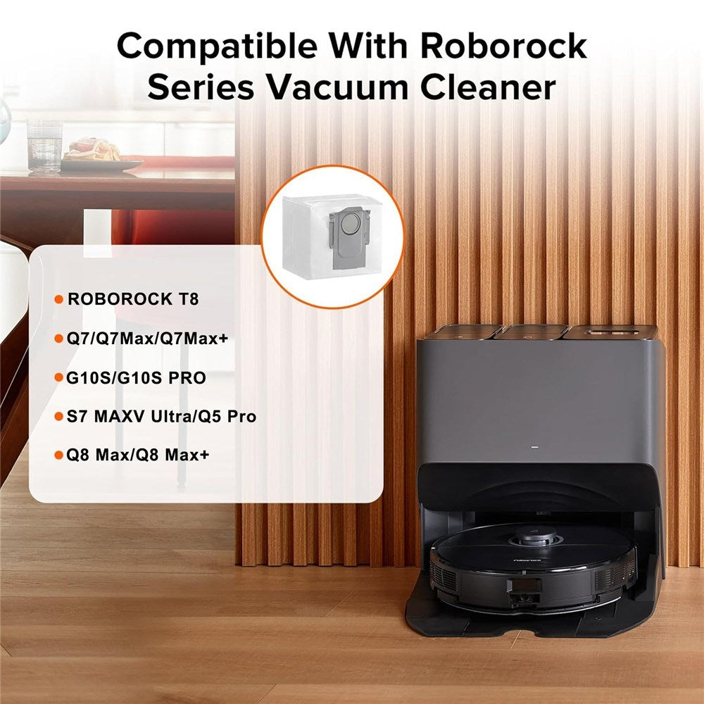 Støvsugerpose til Roborock Q5 Pro / Q7 Max / Q8 Max / Q8 Max+ Robotstøvsuger - Hvit