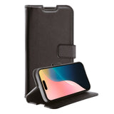 iPhone 16 Vivanco Classic Wallet Kunstskinn Flipdeksel med Lommebok - Svart