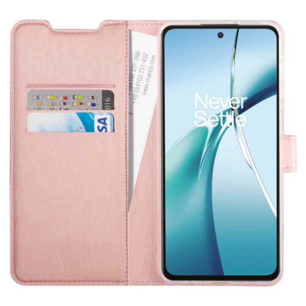 OnePlus Nord CE4 Lite - Vivanco Classic Wallet Flip Cover m. Lomme - Rosa