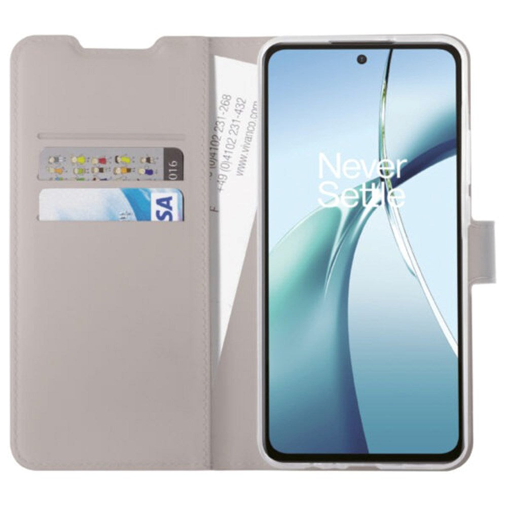 OnePlus Nord CE4 Lite - Vivanco Classic Wallet Flip Cover m. Lomme - Taupe