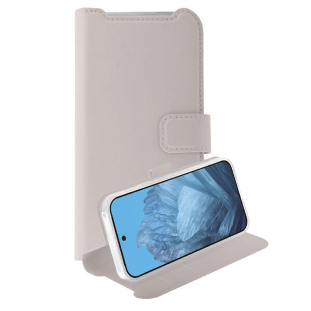 Google Pixel 9 / 9 Pro - Vivanco Classic Wallet Flip Cover m. Lomme - Taupe