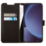 Samsung Galaxy S25+ (Plus) Vivanco Classic Wallet Kunstskinn Flipdeksel med Lommebok - Svart