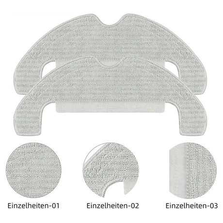 Moppeklut til Dreame D10 Plus Gen 2 Robotstøvsuger - Grå