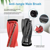 Støvsugerbørste til Roborock G20S Ultra / G30 / Saros 10 / Saros 10R Robotstøvsuger (Hovedbørste) – Rød + Svart