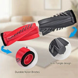 Støvsugerbørste til Roborock G20S Ultra / G30 / Saros 10 / Saros 10R Robotstøvsuger (Hovedbørste) – Rød + Svart